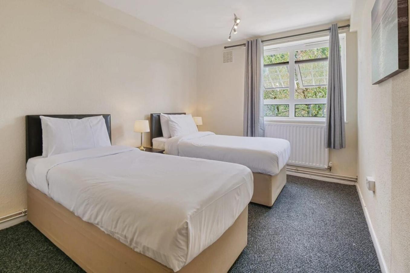 The Serene 2-Bedroom Flat W Free Street Parking 萨顿 外观 照片